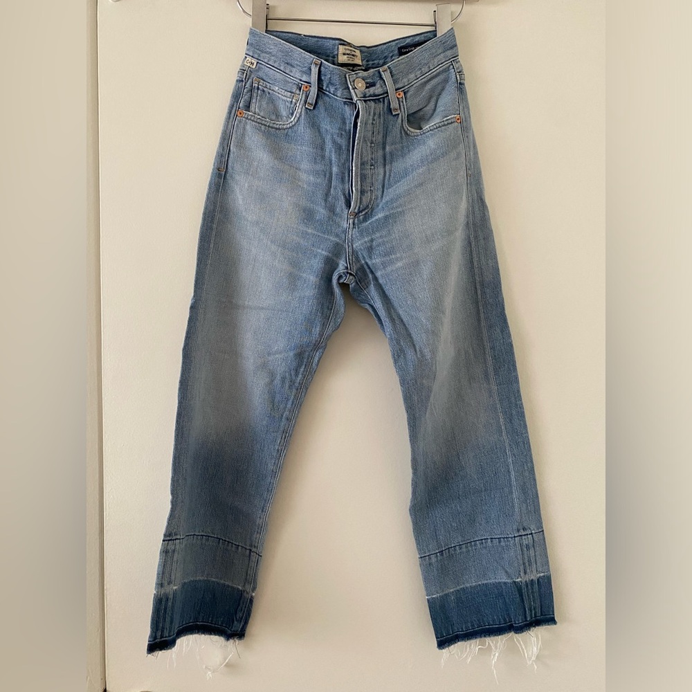 Citizens of Humanity Cora Crop Relaxed Undone Hem 22